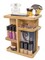 Sorbus 360° Bamboo Rotating Makeup Organizer - Multi-Function Storage Carousel stores Cosmetics, Skin Care, and more - Stylish and functional